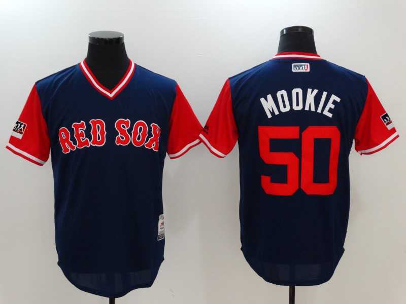 Red Sox 50 Mookie Betts Mookie Navy 2018 Players Weekend Stitched Jersey,We sell and wholesale Red Sox 50 Mookie Betts Mookie Navy 2018 Players Weekend Stitched Jersey on line form chian!